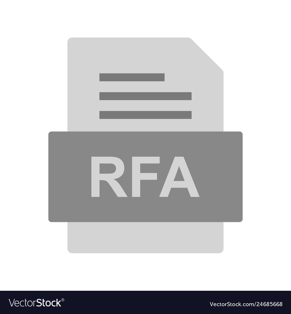 Rfa file document icon