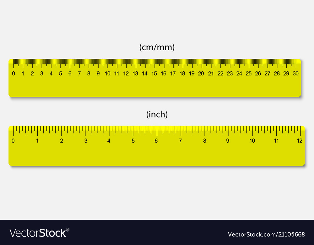 13 cm ruler