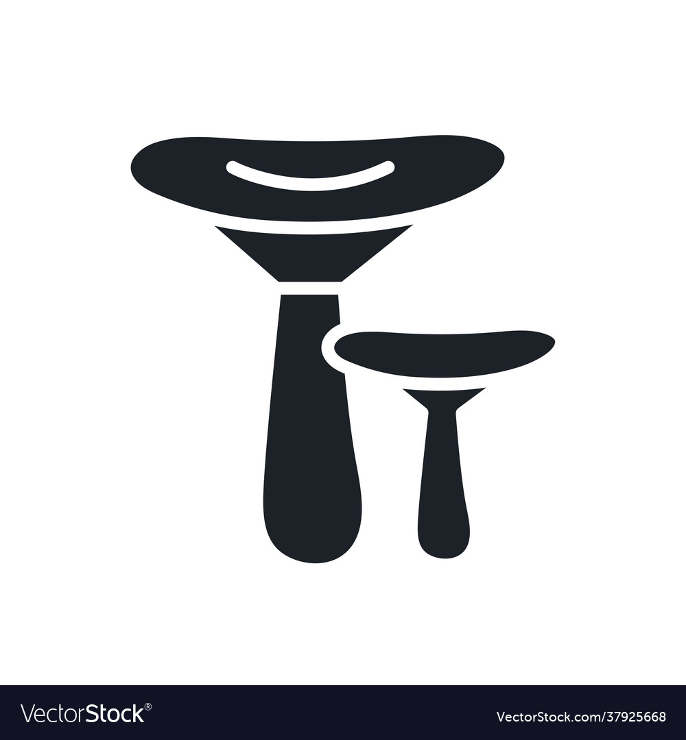 Russula silhouette black isolated silhouettes vector image Russula silhouette black isolated silhouettes
