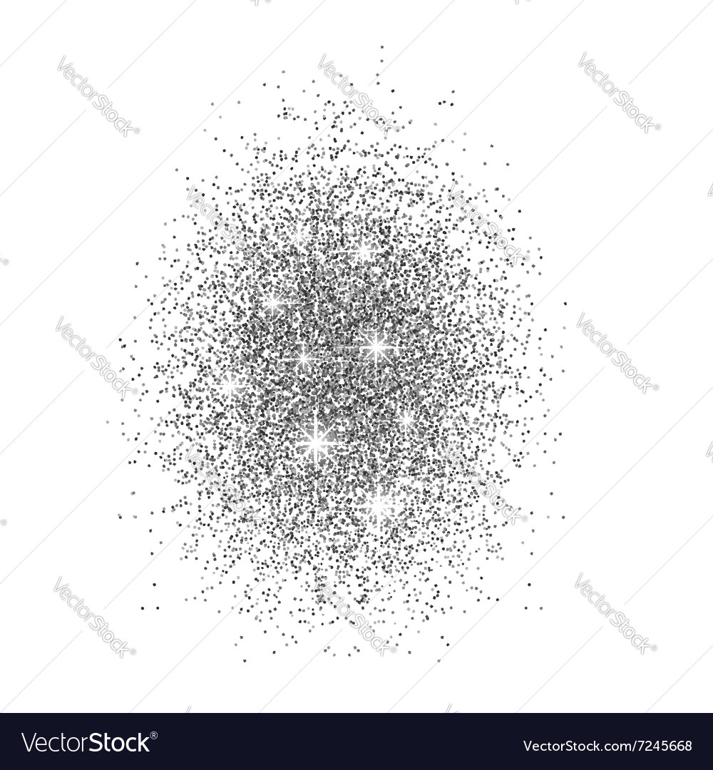 Scattering of silver sand