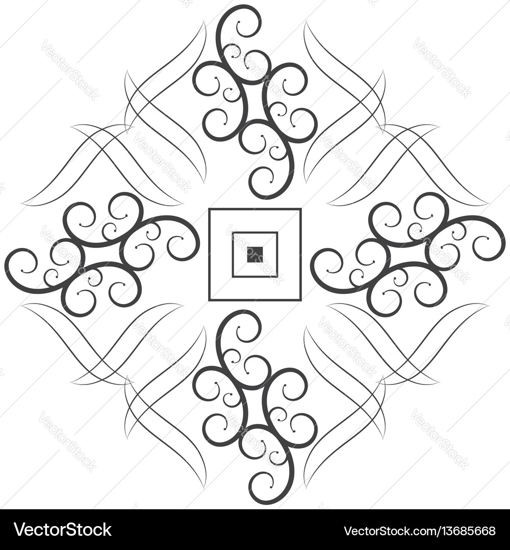 Set decorative elements Royalty Free Vector Image