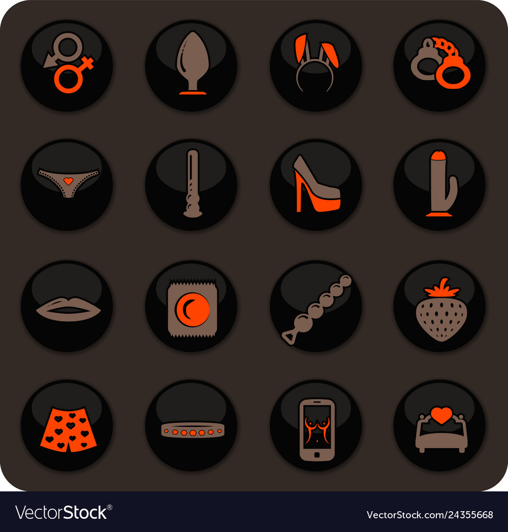 Sex Shop Icon Set