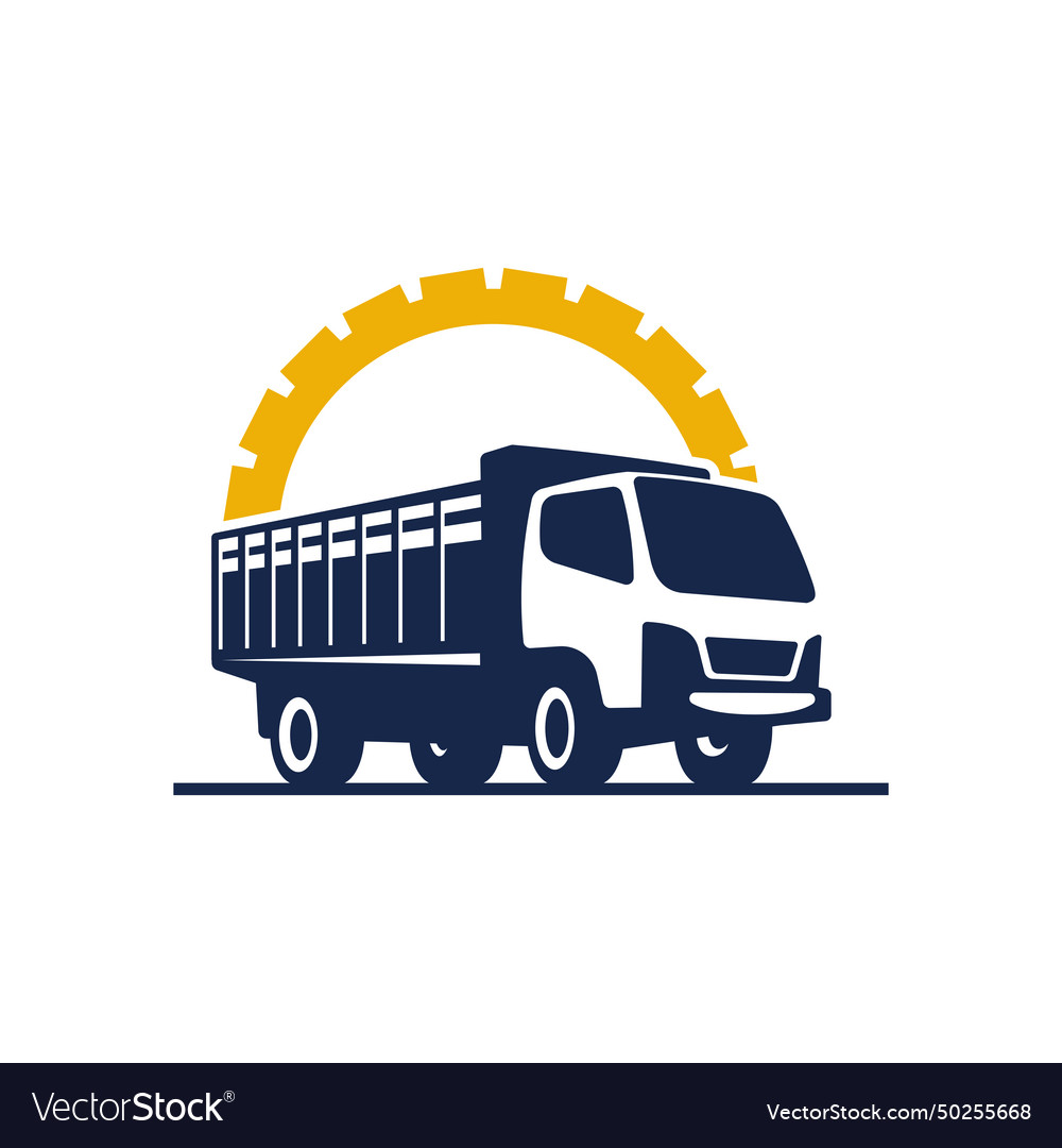 Truck repair logo vector image Truck repair logo