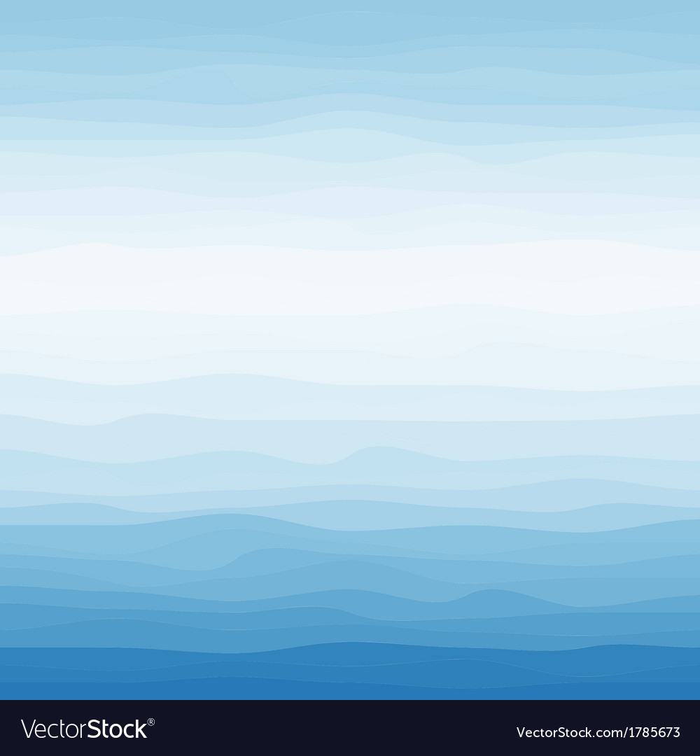Blue Wavy Abstract Background