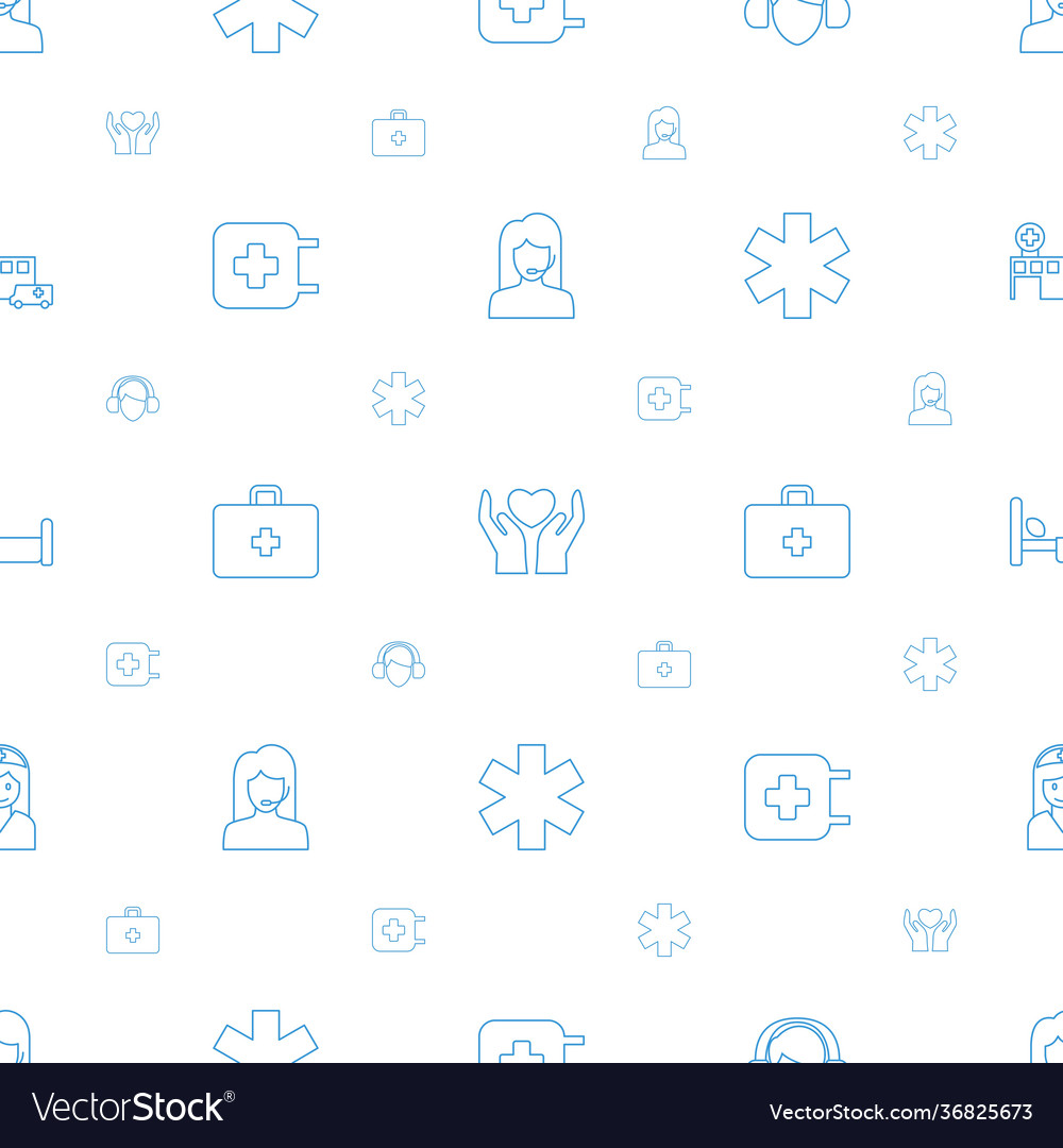 Help icons pattern seamless white background