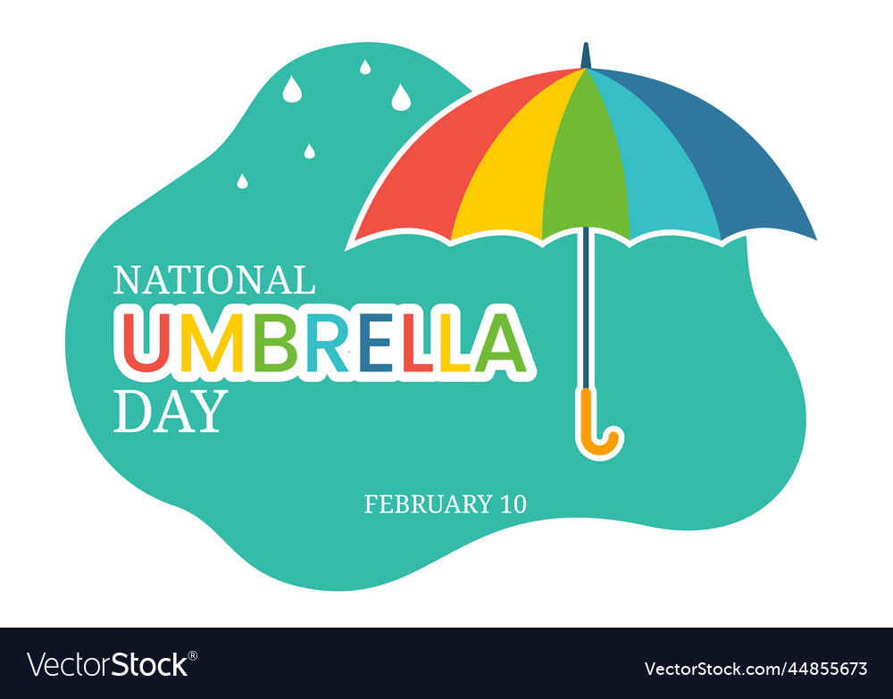 National umbrella day celebration on february