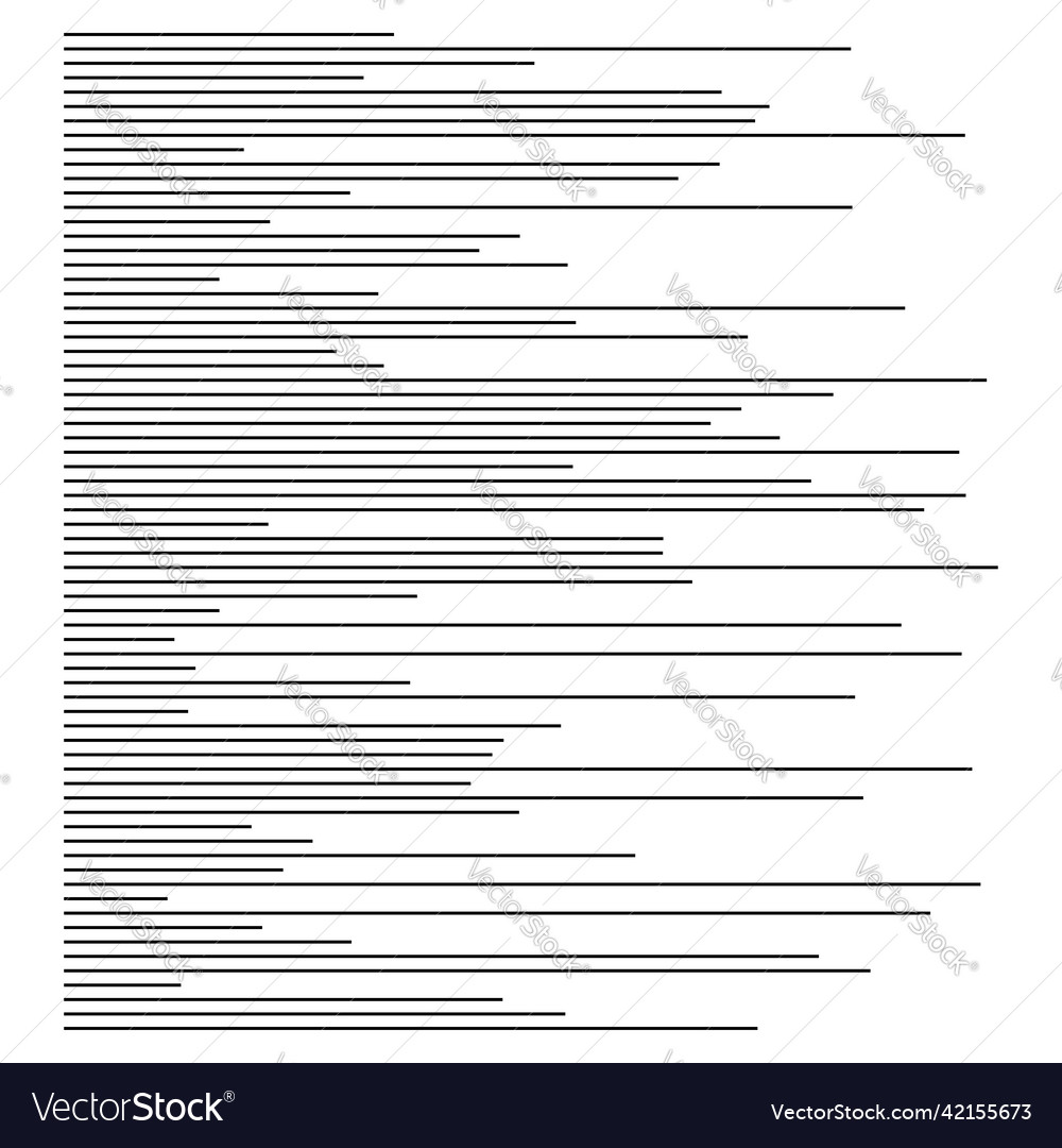 Random lines stripes element vector image Random lines stripes element