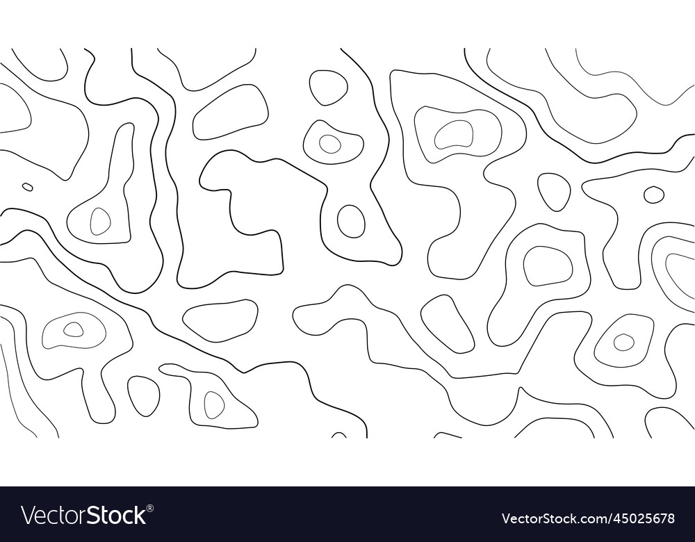 Abstract topographic contour line pattern solid vector image Abstract topographic contour line pattern solid