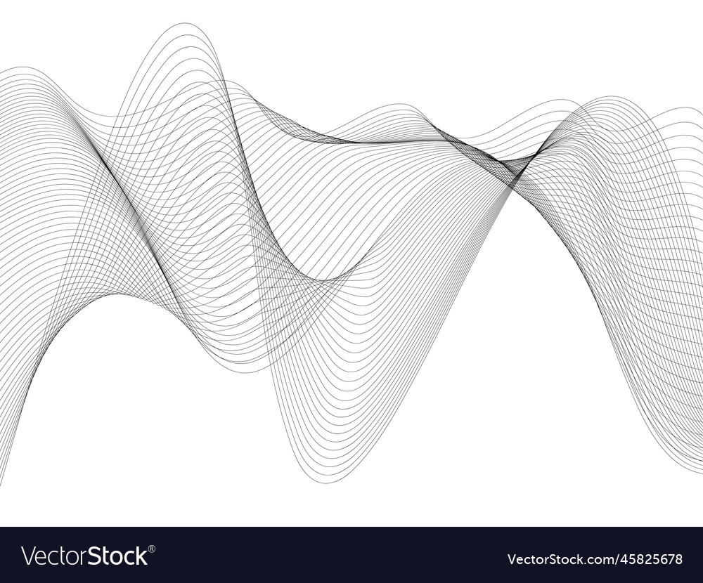 Abstract wave element for design digital Vector Image Abstract wave element for design digital