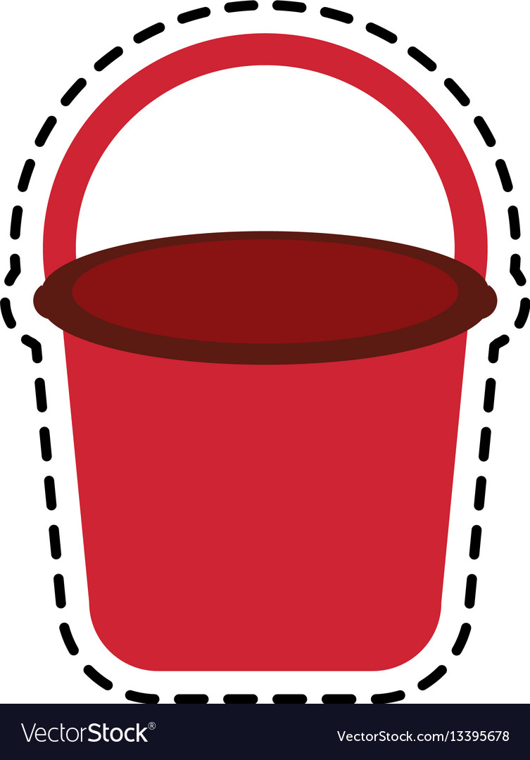 Bucket with handle icon image