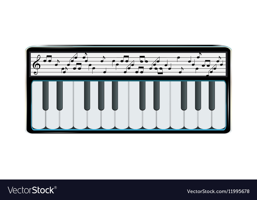 Electronic synthesizer with digital display