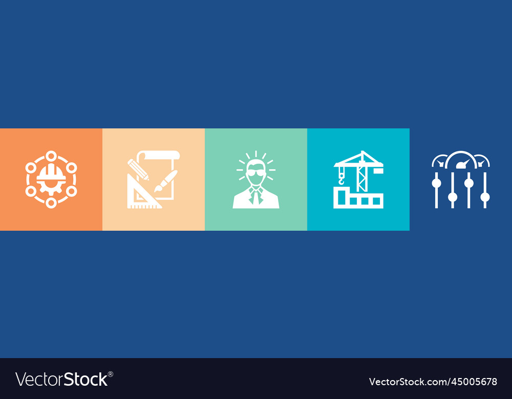 Engineering Icon Set - Workflow