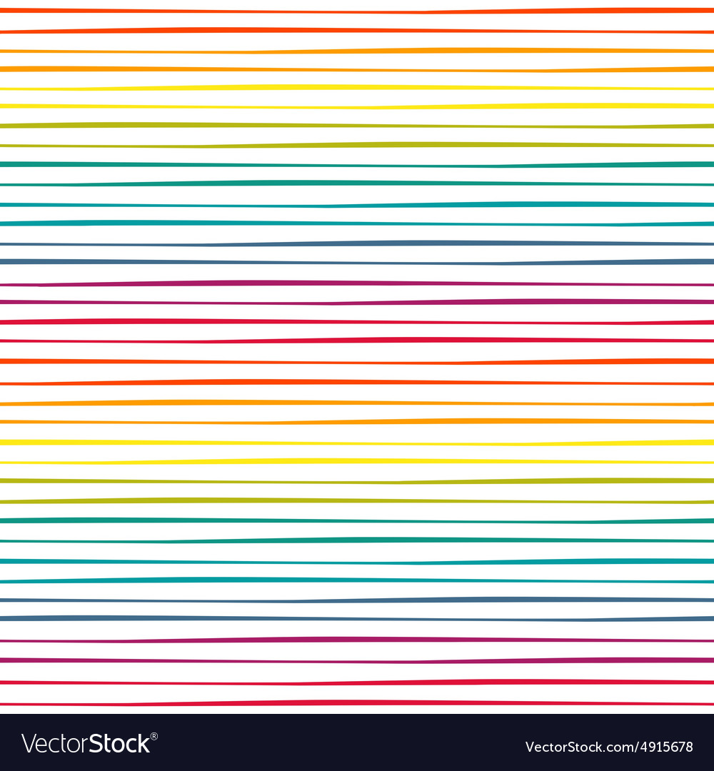 Geometric seamless pattern with rainbow lines