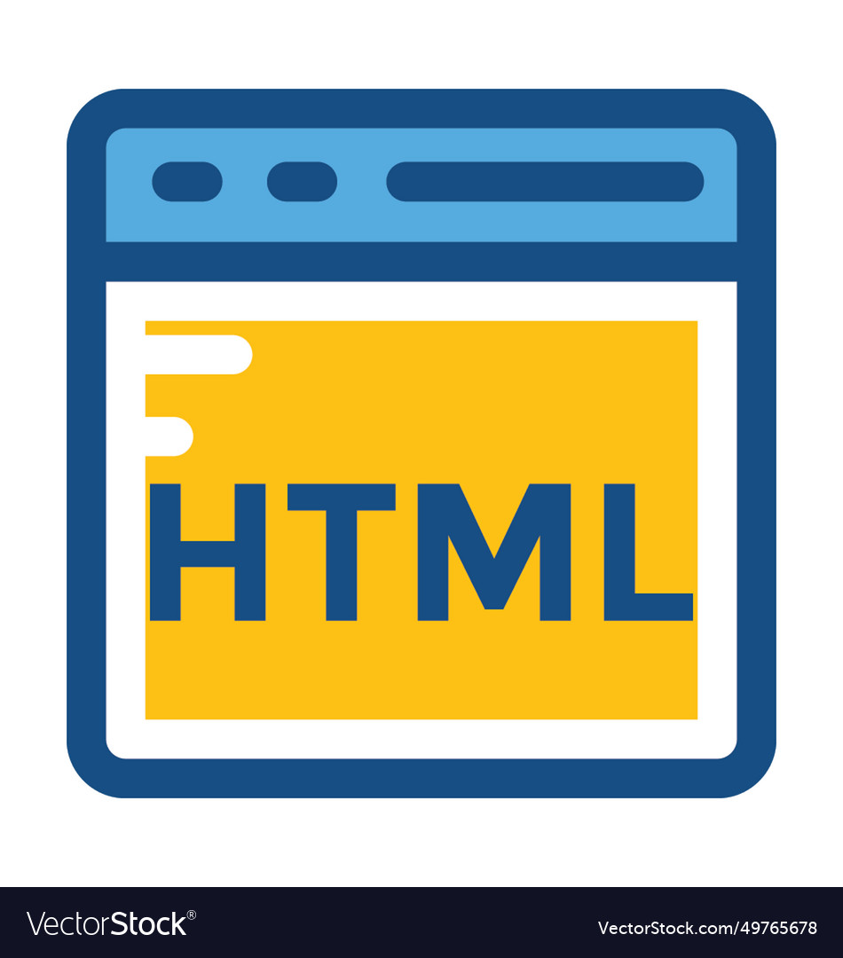 Html coding colored icon