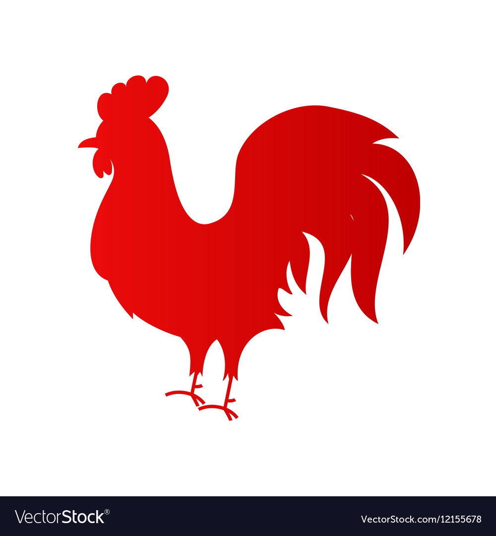 Red rooster chinese year