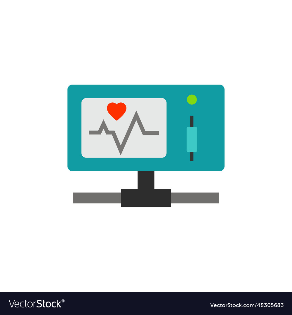 Health care portable monitor icon