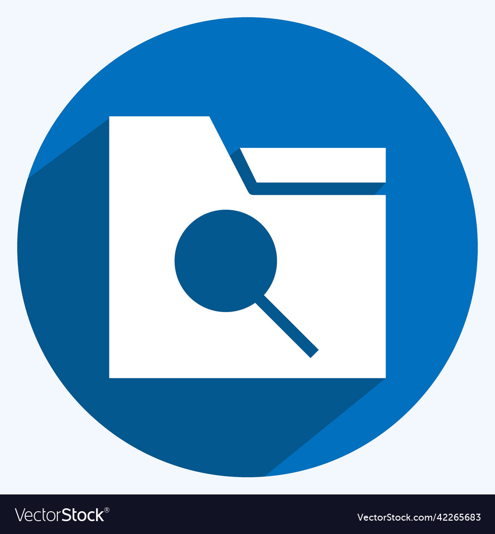 Icon search folder suitable for user interface