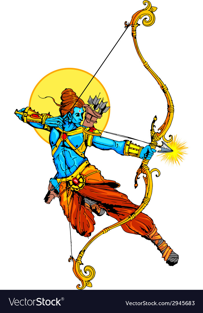 Lord Rama Fights Ravana