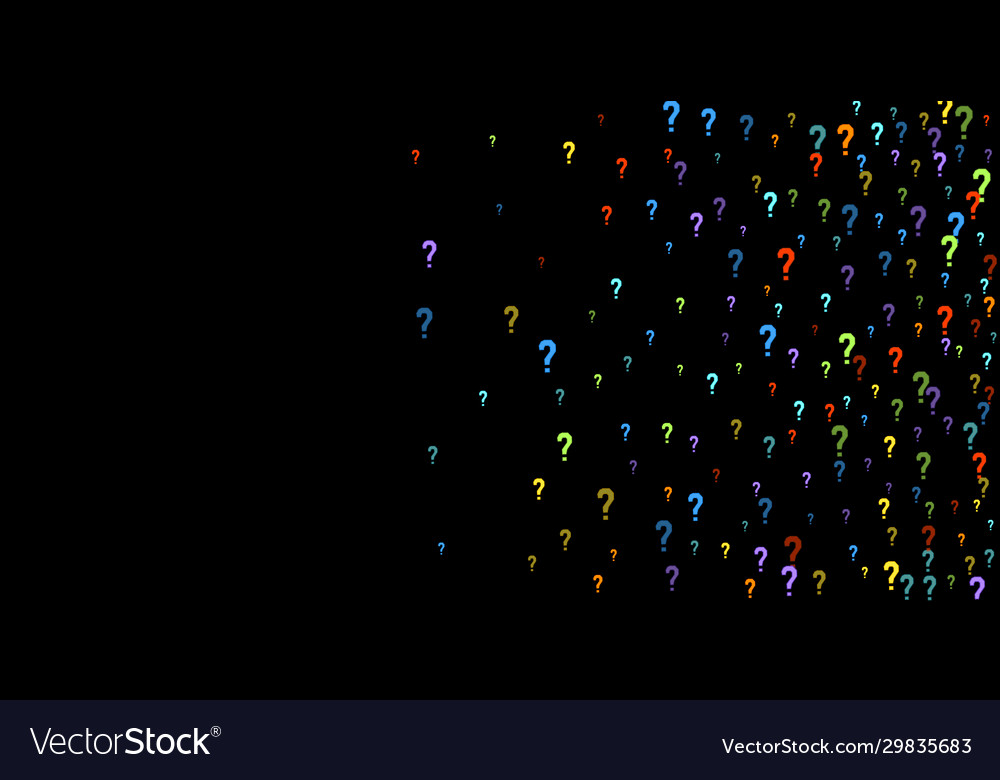 Question marks quiz doubt poll query public
