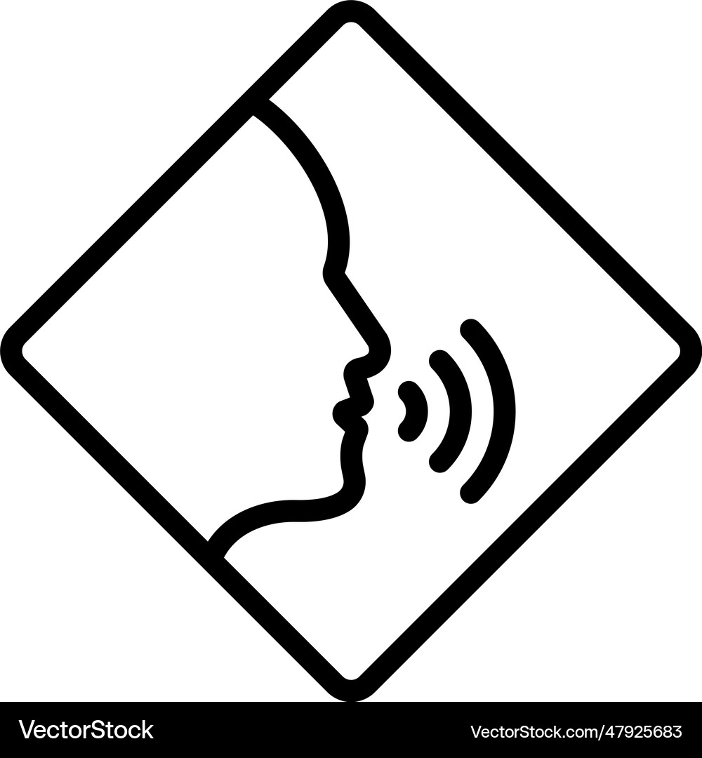 Repeat Speaking Vector Speak Royalty Free Vector Image - VectorStock