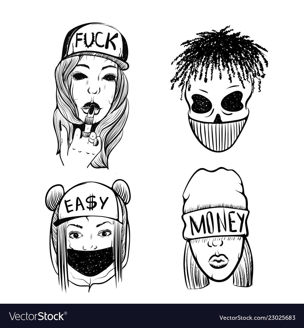 Street Style Skull Rapper