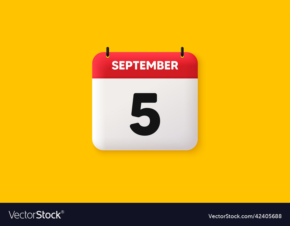 5th day of the month icon event schedule date