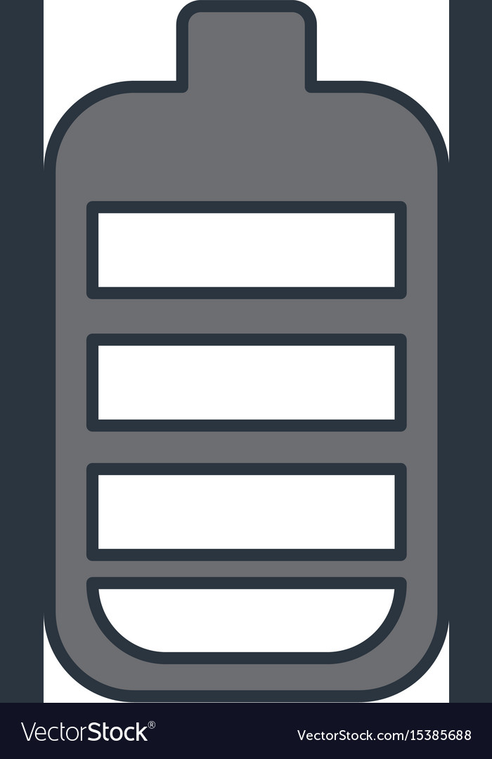 Battery level isolated icon