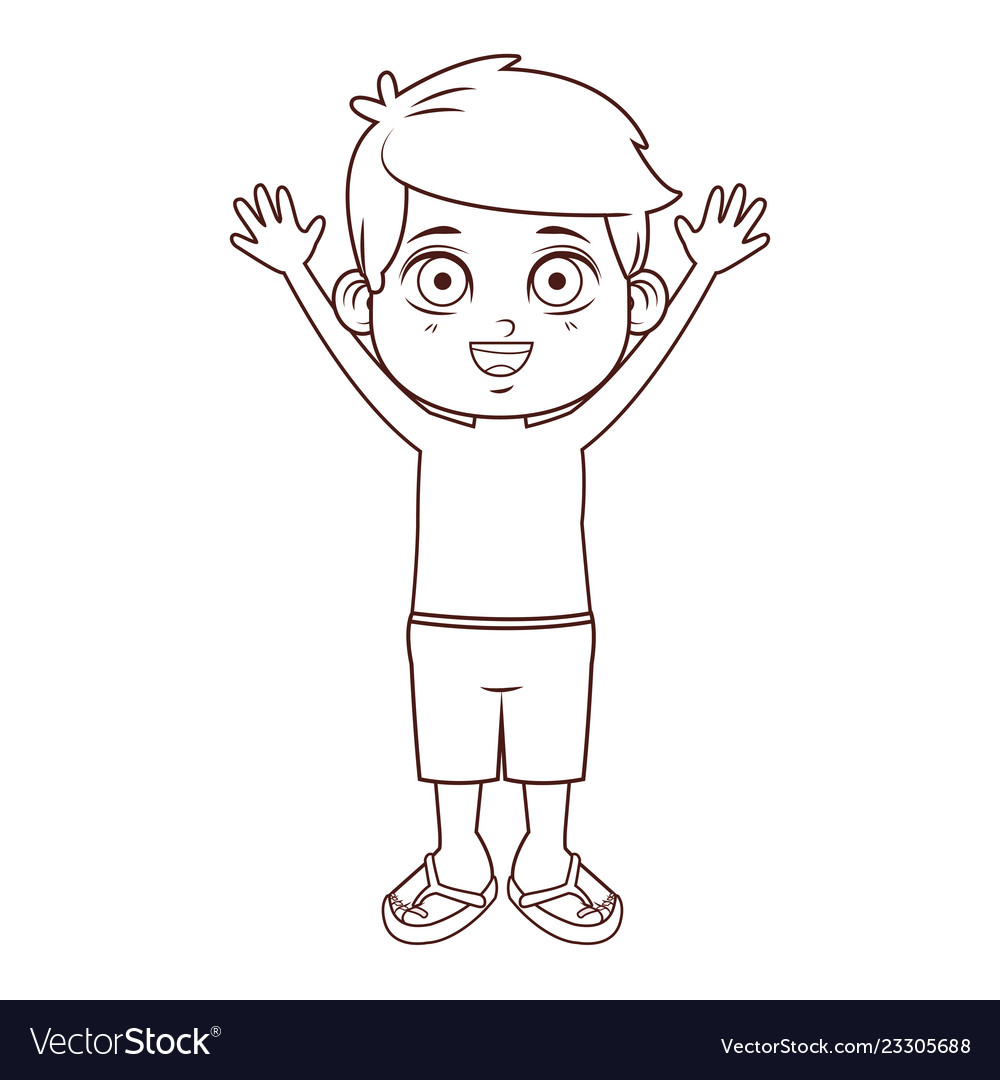 Süßer Junge Cartoon