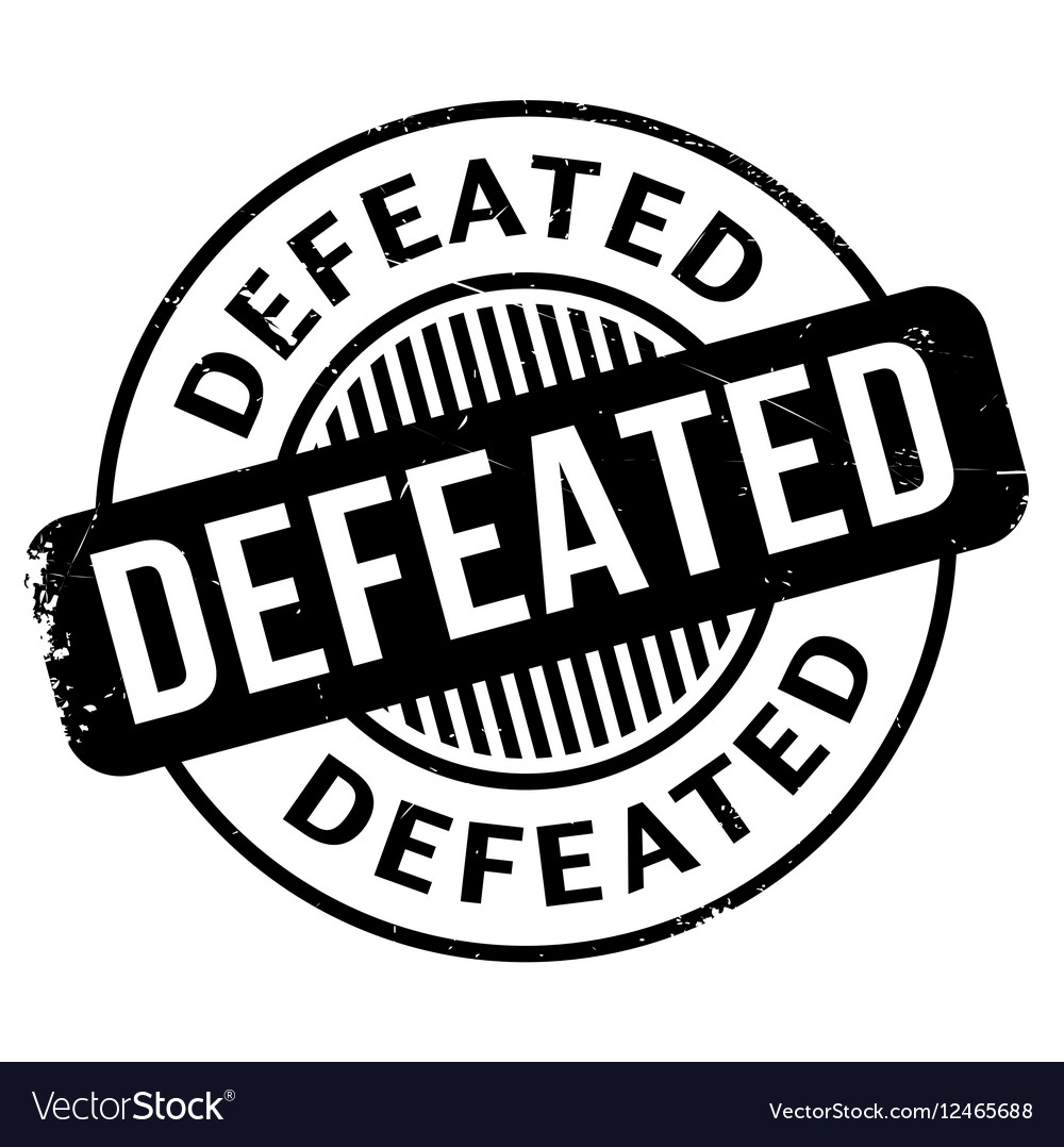 Defeated rubber stamp