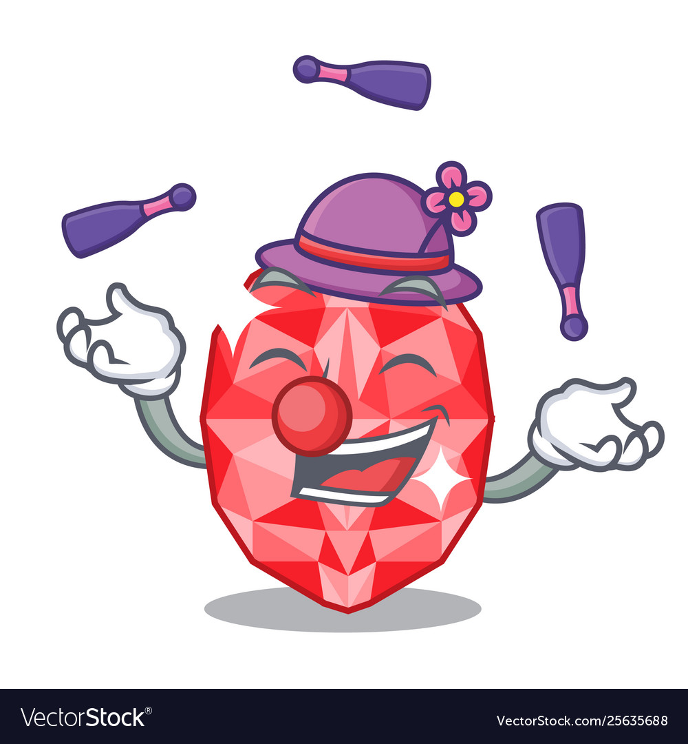 Juggling ruby gems in mascot shape