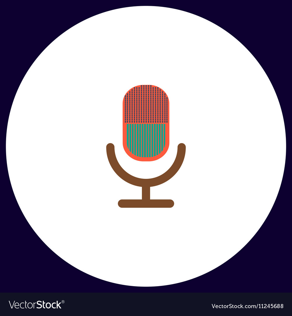 Microphone computer symbol