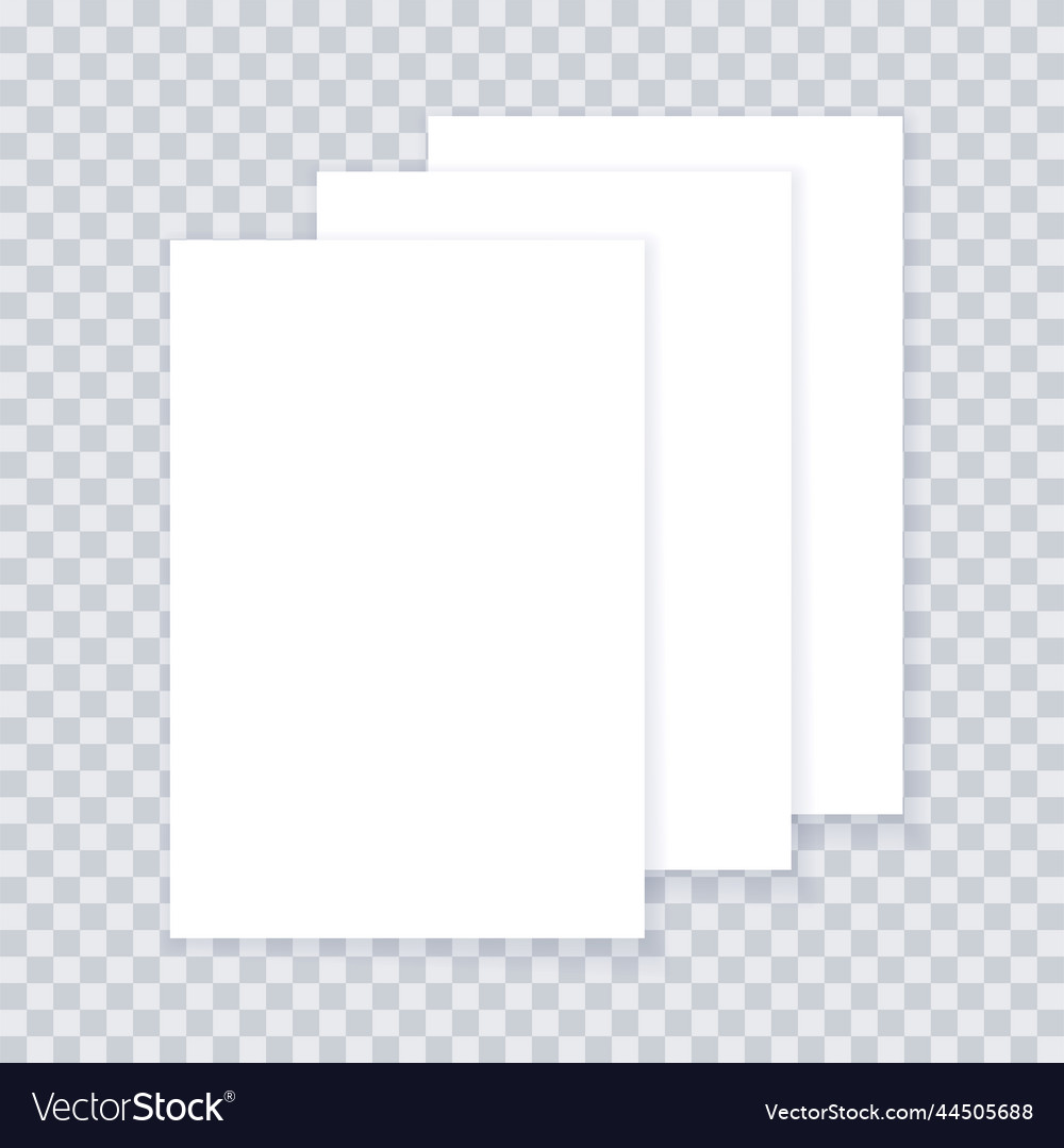 Paper document stack vector image Paper document stack