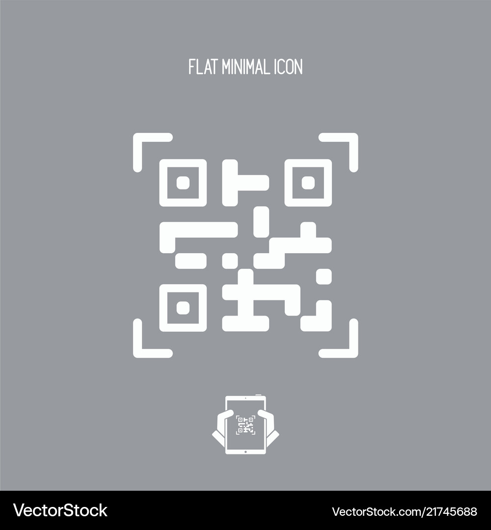Qr code icon Royalty Free Vector Image - VectorStock