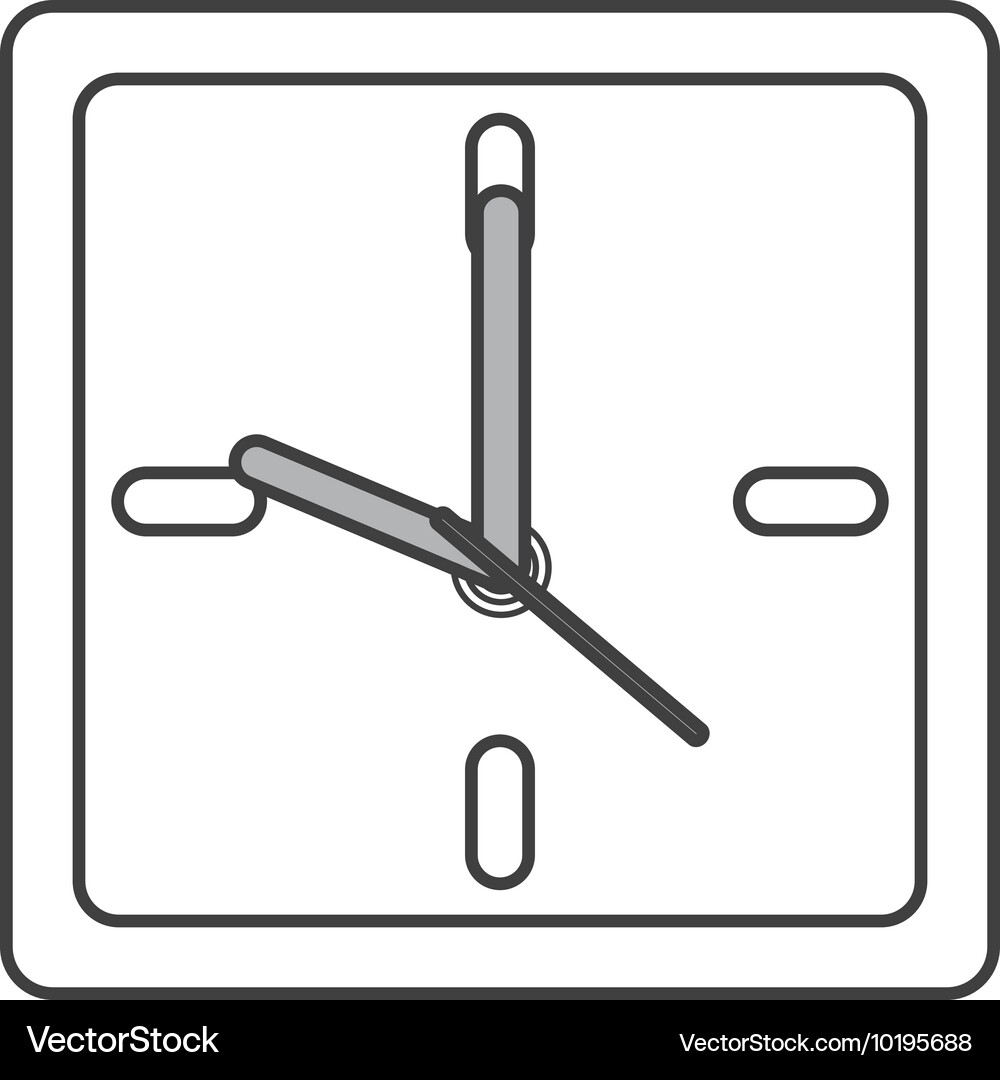 Wall clock icon Royalty Free Vector Image - VectorStock