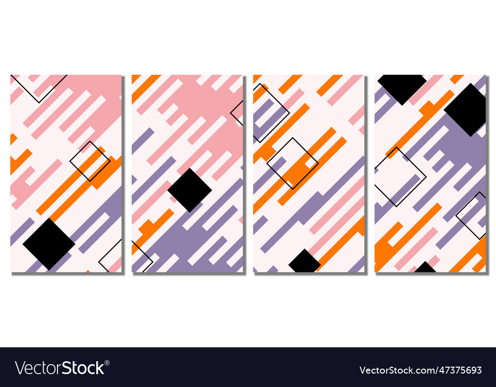 Abstract modern template set background