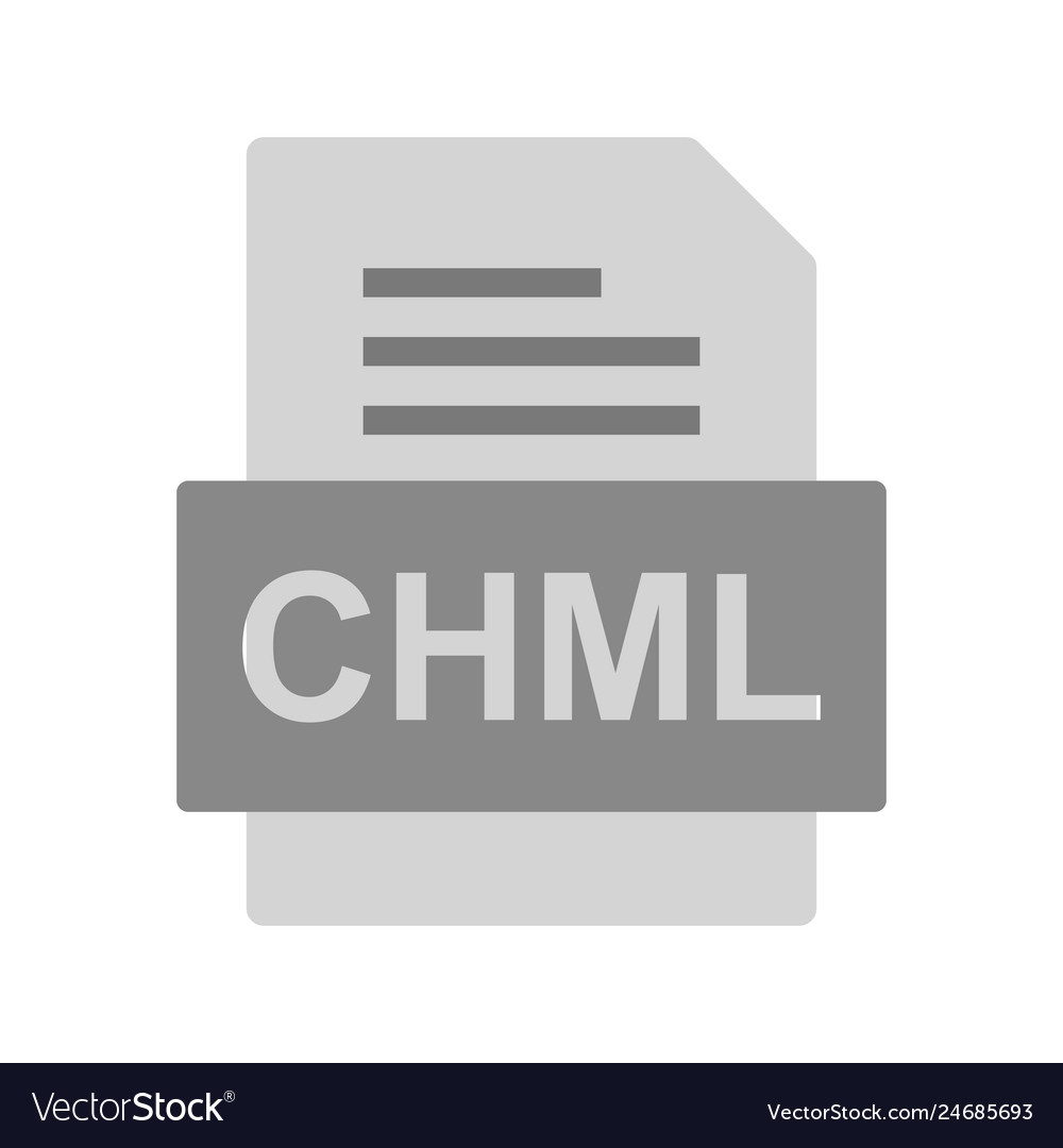 Chml file document icon
