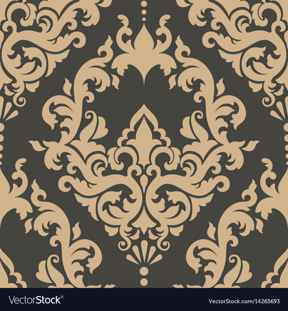 Damask seamless pattern element classical luxury