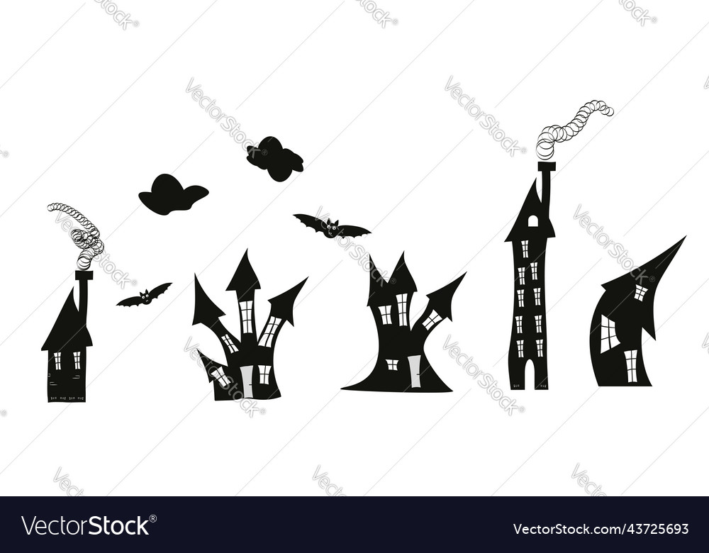 Halloween houses