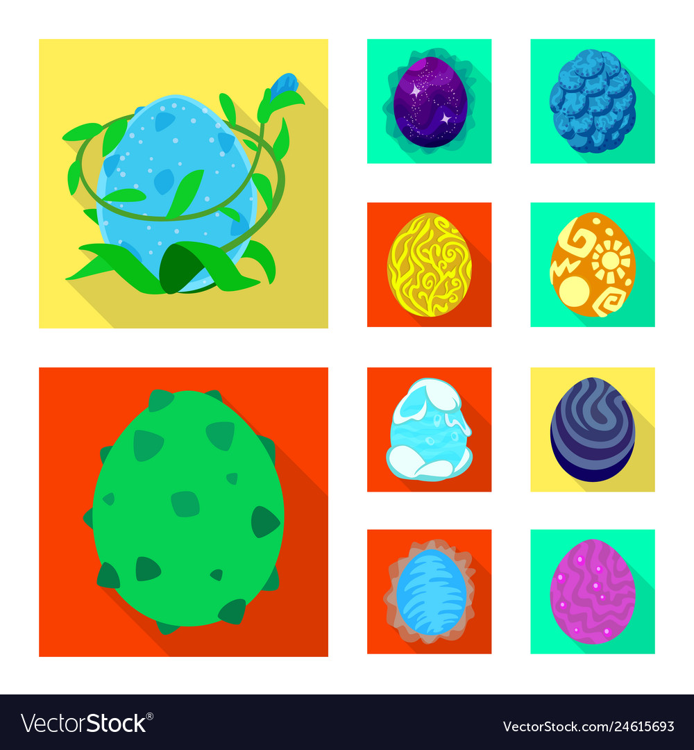 Isolated object of story and big symbol set vector image Isolated object of story and big symbol set
