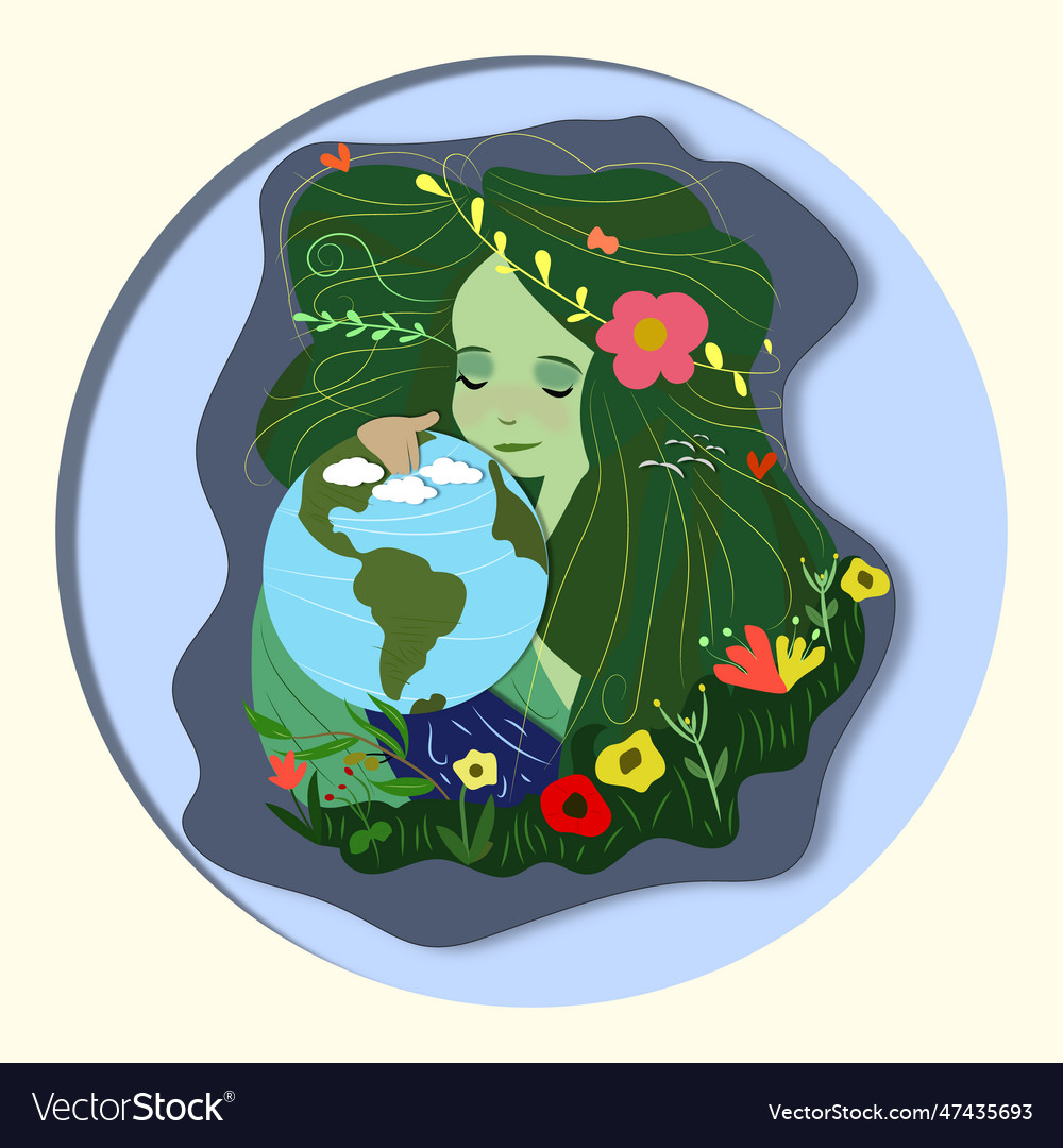 Our-home-earth Royalty Free Vector Image - VectorStock