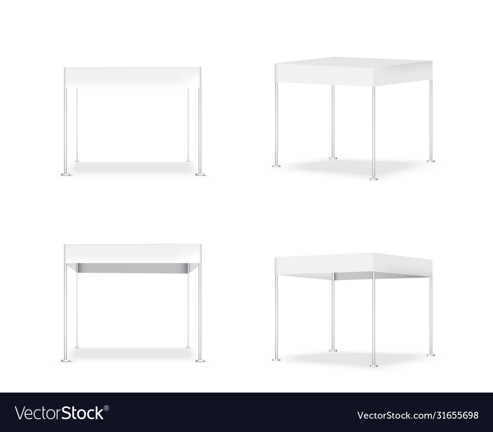 3d mock up realistic tent display pop booth vector image 3d mock up realistic tent display pop booth