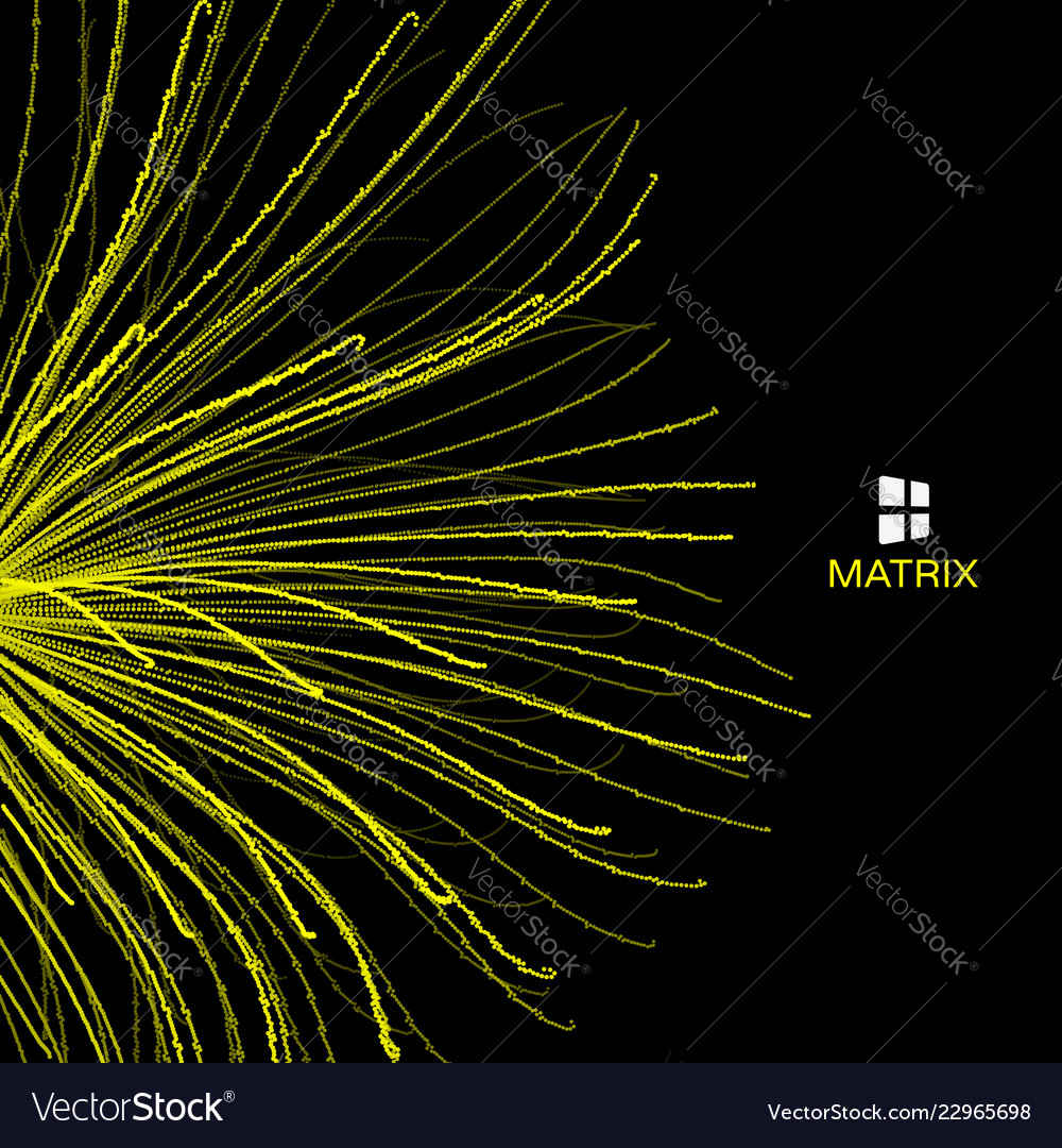 Abstract science or technology background array vector image Abstract science or technology background array