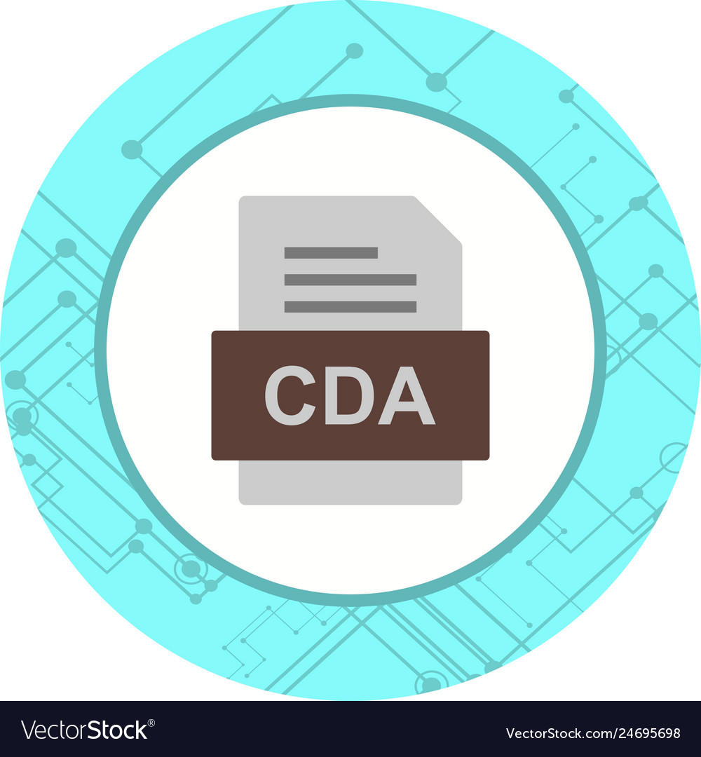 Cda file document icon