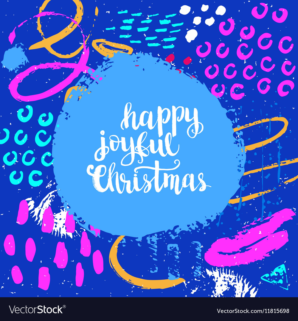 Christmas card template for holiday design