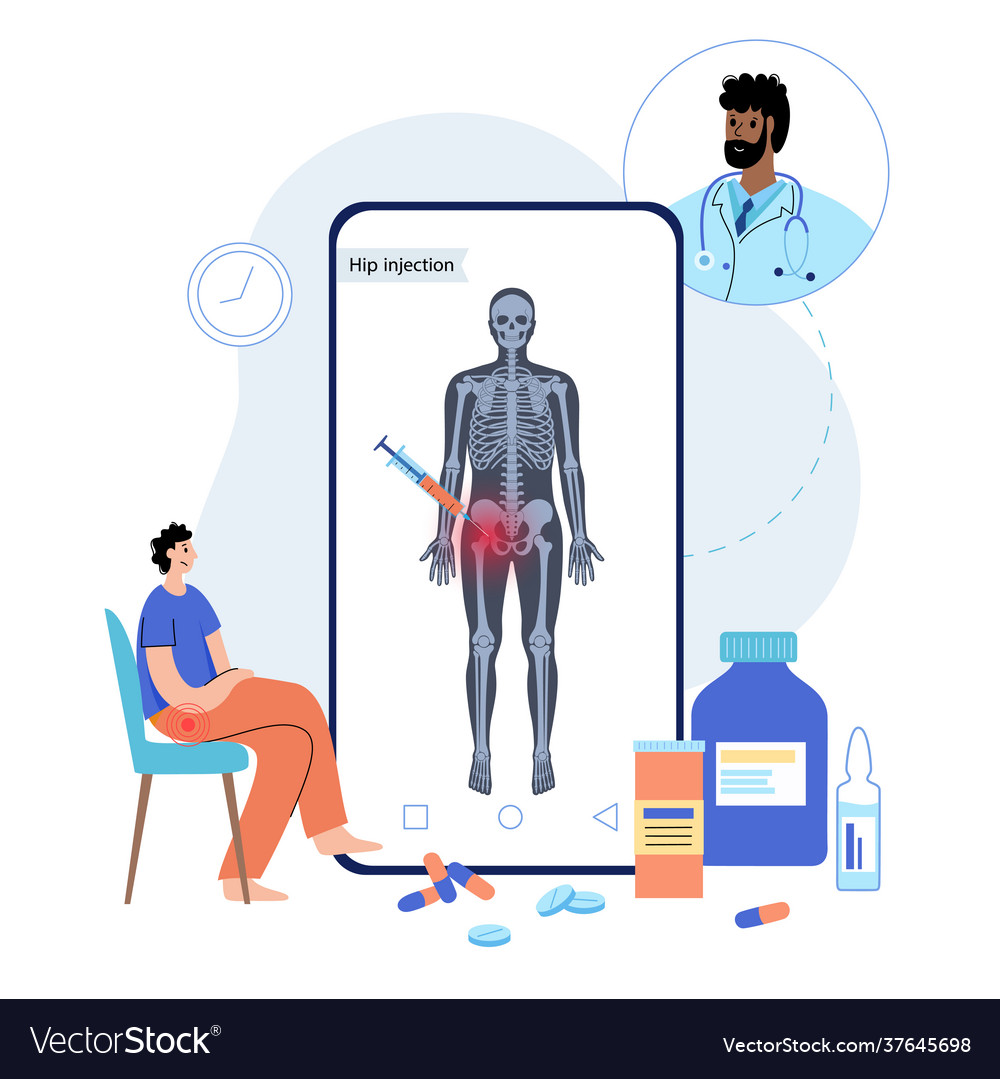 Hip joint injection