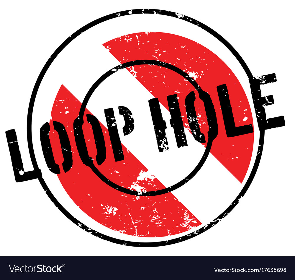 Loop Hole Rubber Stamp Stock Vector Illustration Of Avoidance 100604199