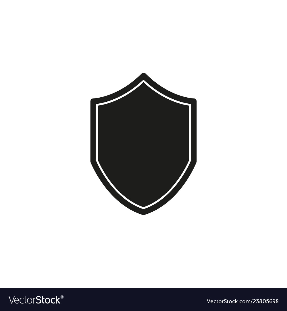 Security shield - protection and safety sign Vector Image