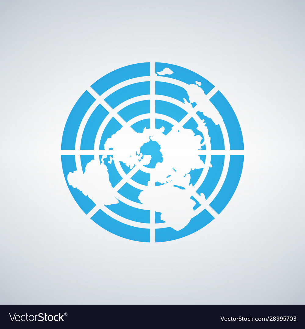 A circle frame planet sphere top view isolated Vector Image A circle frame planet sphere top view isolated