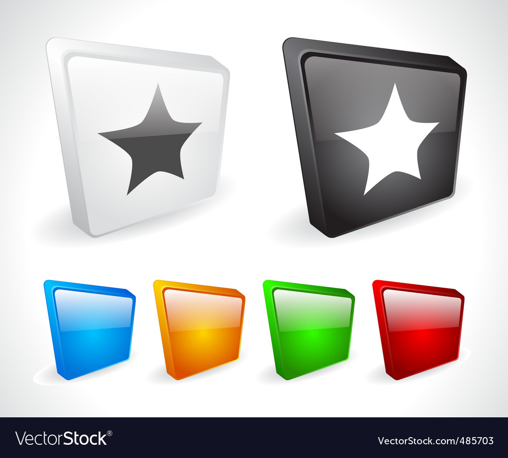 Color 3d buttons for web