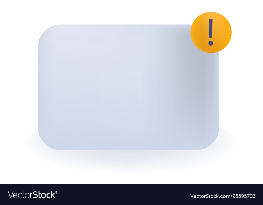 Empty rectangular shape copy space text box vector image Empty rectangular shape copy space text box